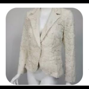 Rebecca Taylor one button lace blazer size 8